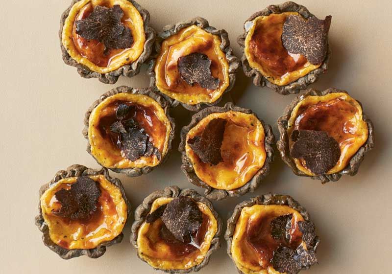 Truffle Custard Tart - Recipe by Christopher The