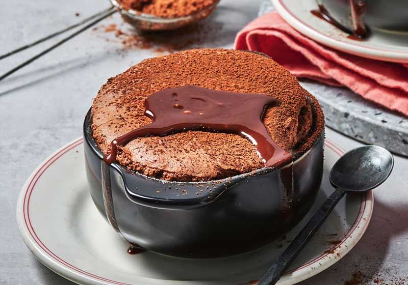 Decadent Chocolate Souffle