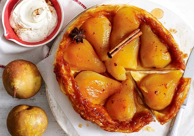 Pear and Caramel Tarte Tatin