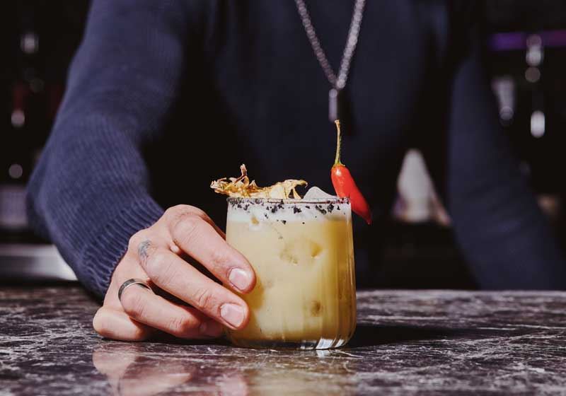 Spicy Santorini - Recipe by Ugly Baby Venue Manager Mirko Cacciola