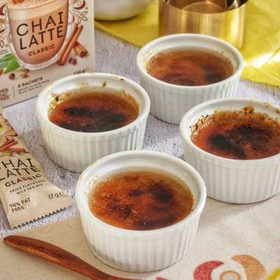 Lipton Chai Creme Brulee - Recipe by Yvonne Lee