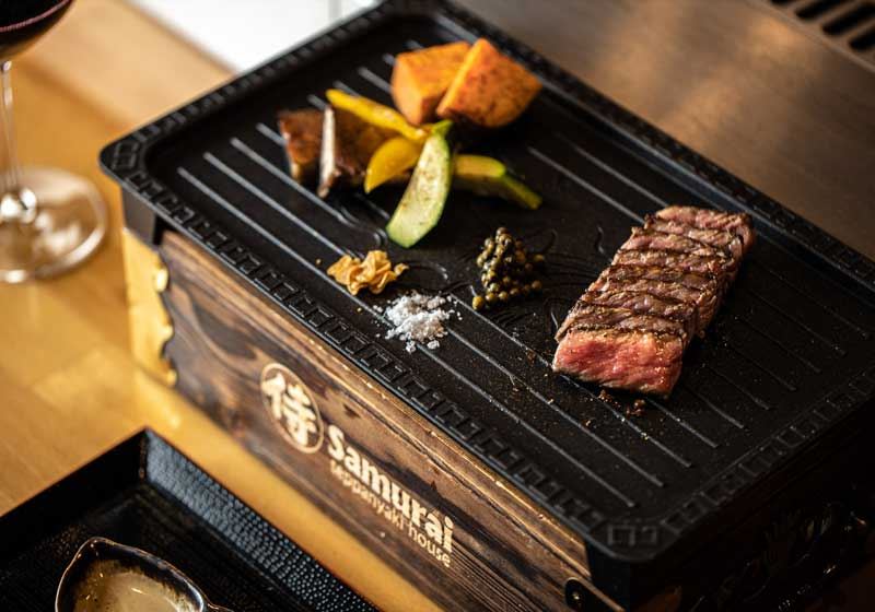 Teppanyaki Wagyu Steak, Kiwi Soy and Fresh Wasabi - Chef Recipe by Clark Zhang