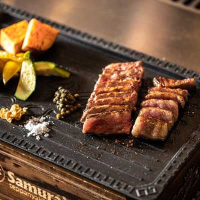Teppanyaki Wagyu Steak, Kiwi Soy and Fresh Wasabi - Chef Recipe by Clark Zhang