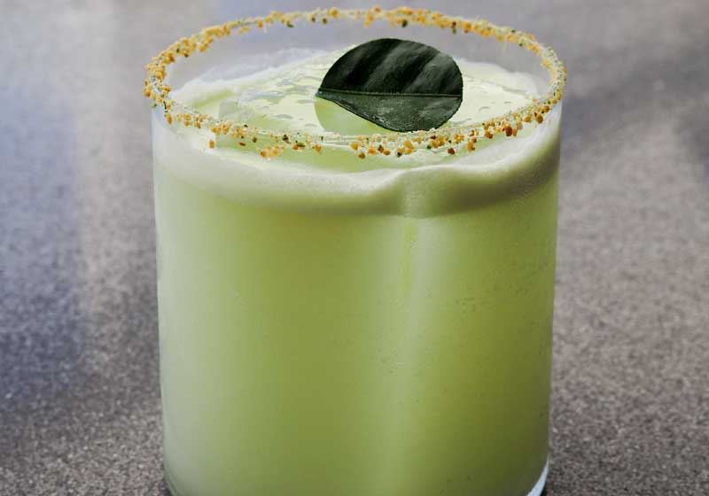Kaffir Lime Coconut Margarita - Recipe by David Christian Berner