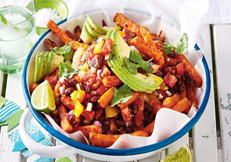 Loaded Sweet Potato Fries