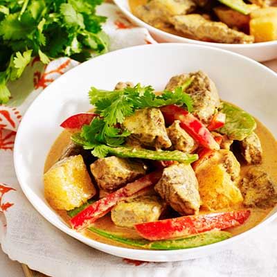 Thai Red Curry Beef with Pineapple