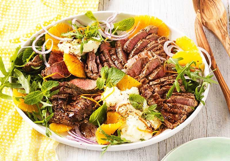 Lamb and Orange Rocket Salad