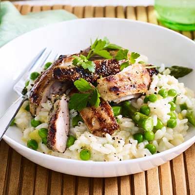 Risotto with Lemon and Herb Chicken