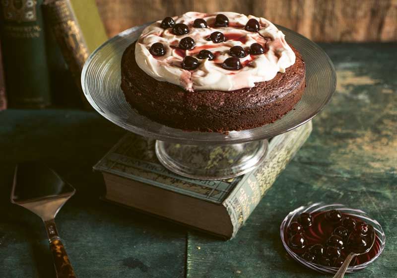 Chocolate & Amarena Cherry Cake - Recipe by Amber Guinness
