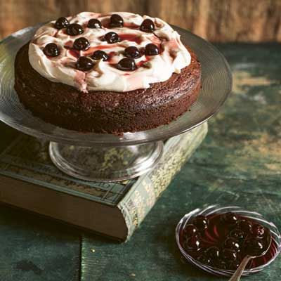 Chocolate & Amarena Cherry Cake - Recipe by Amber Guinness