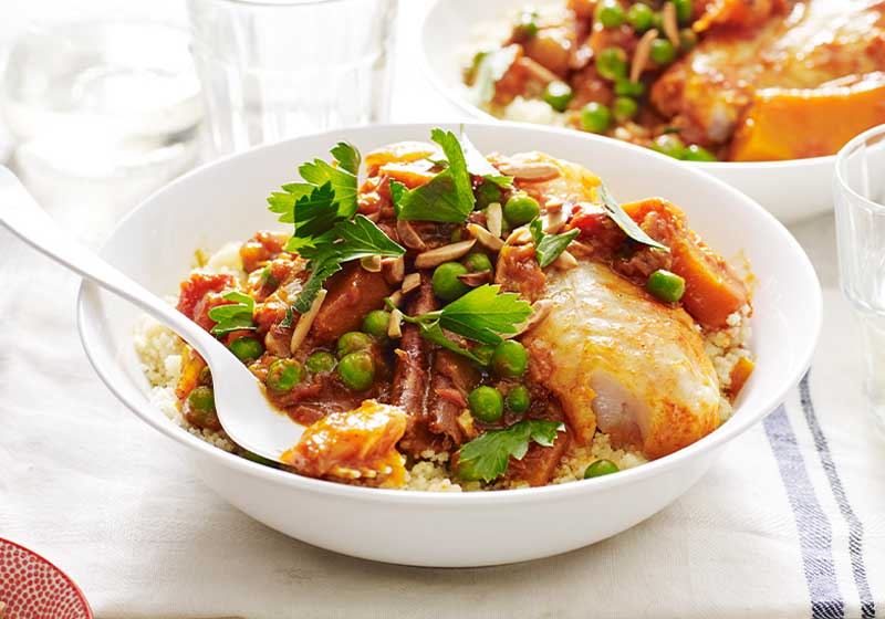 Moroccan Fish and Pumpkin Tagine
