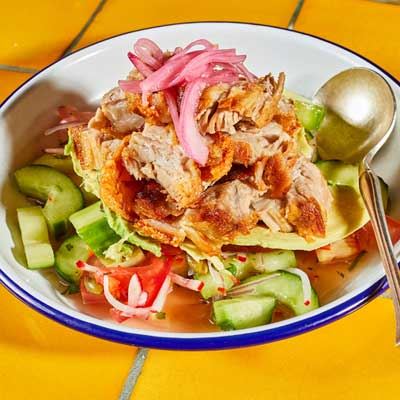 Chicarron and Salsa - Recipe by Mijita