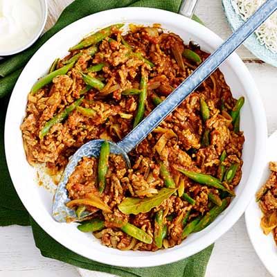 Tomato and Green Bean Beef Keema