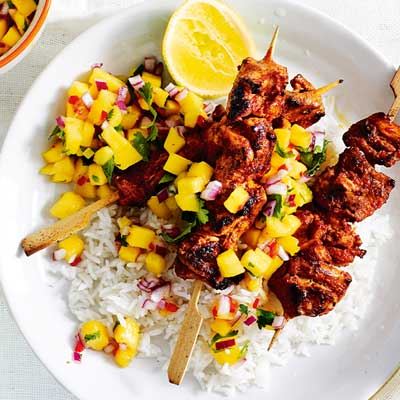 Easy Tandoori Chicken with Mango Salsa
