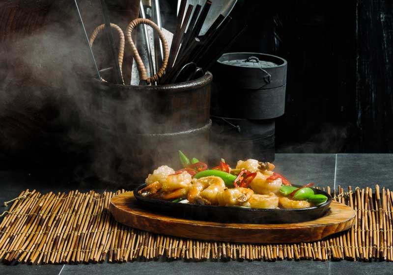 Sizzling Garlic Prawns - Recipe by Vincent Lim