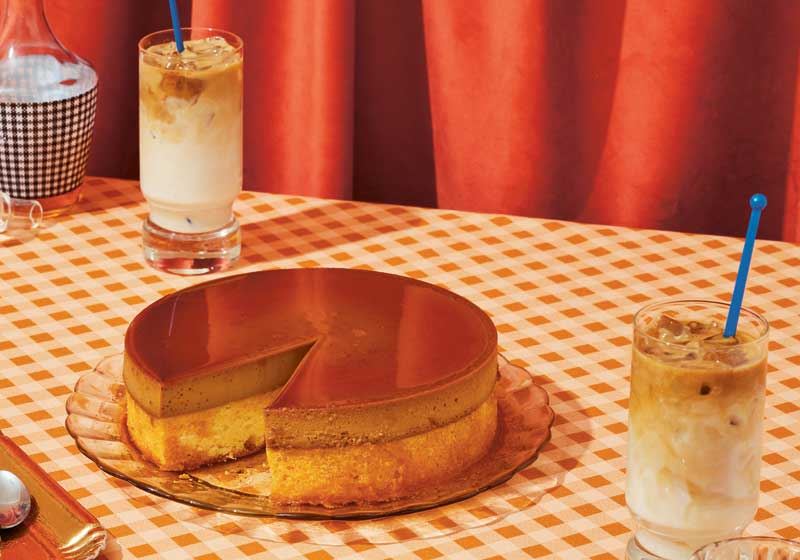 Vietnamese Coffee Flan Cake