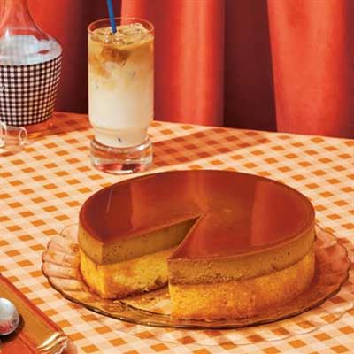Vietnamese Coffee Flan Cake