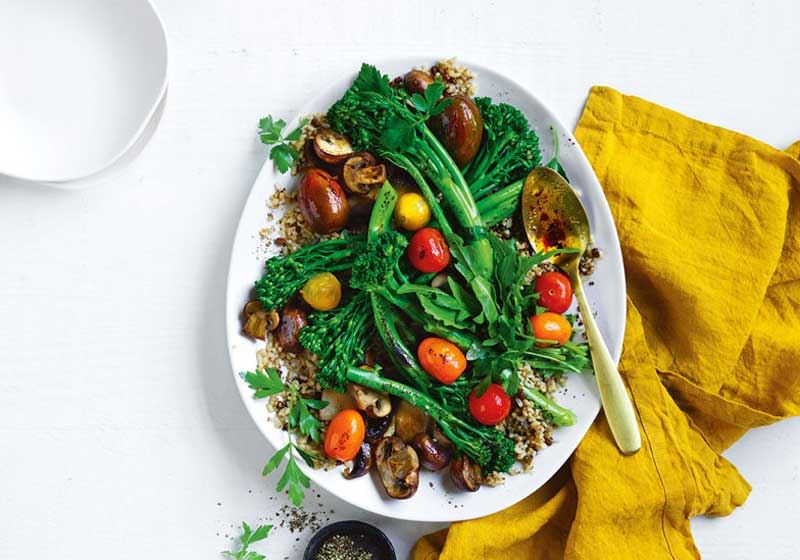 Balsamic Veggies with Ancient Grains