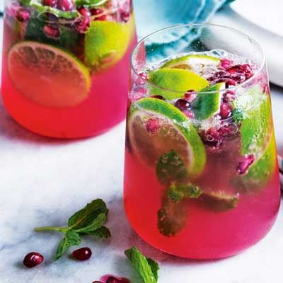 Pomegranate Gin Fizz