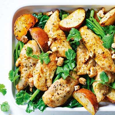 Honey and Lemongrass Chicken with Pear