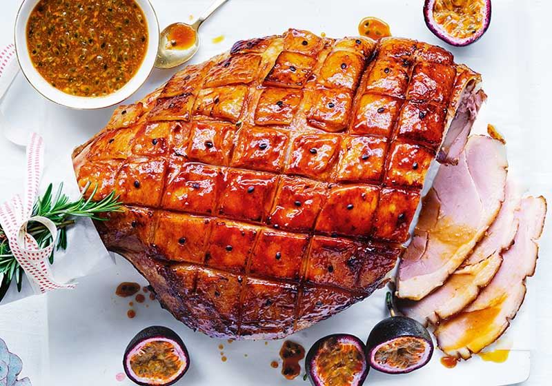 Passionfruit, Palm Sugar Glazed Ham