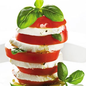 Tomato & Mozzarella Layered Salad