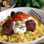 Moroccan Lamb Meatballs & Couscous