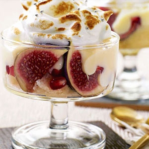 Fig and Marsala Trifle with Toasted Meringue