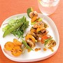 Chicken, Kaffir Lime and Apricot Skewers