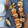 BBQ Prawn Skewers and Salsa Verde