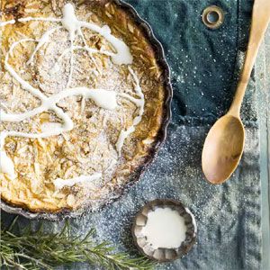 Apricot, Almond and Rosemary Clafoutis