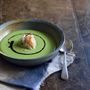 Chilled Pea Soup with Crab Salad by Manu Feildel