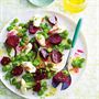 Baby Beets with Broad Beans and Labneh
