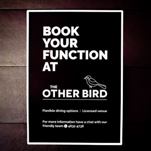 Book Your Function at The Other Bird!