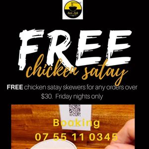 Free Chicken Satay