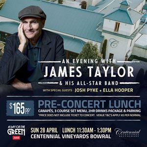 James Taylor Pre Concert