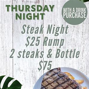 Steak Night at Wilston Village Bar!
