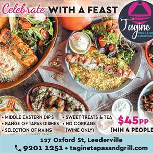 Celebrate with a Feast at Tagine Tapas and Grill!