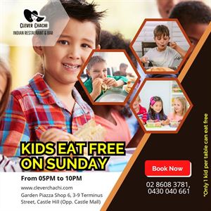 Kids Eat Free on Sunday