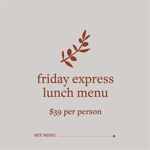 Friday Express Lunch!