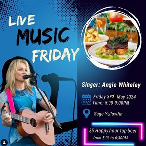 Friday 3rd May live music 