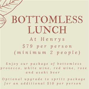  Bottomless lunch at Henrys