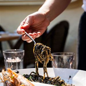 Have you tried our Spaghetti in Black Squid Ink Sauce?