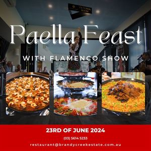 Join Us for a Spectacular Paella Feast with Flamenco Show!