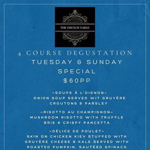 4 Course Degustation Special