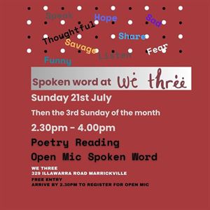 Spoken Word and Poetry at We Three