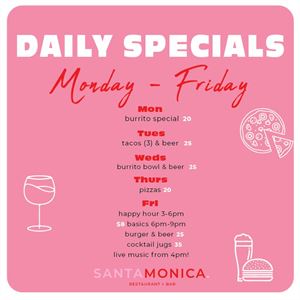 WEEKDAY SPECIALS