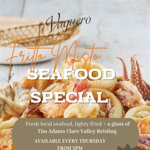 Miso Fritto Seafood Special Thursday