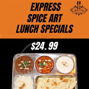 Express Lunch Special Thali Sat-Sun 