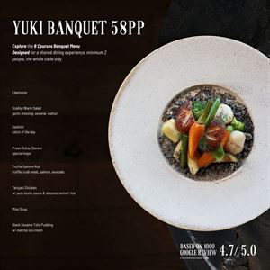 58pp 8 Course Yuki Banquet